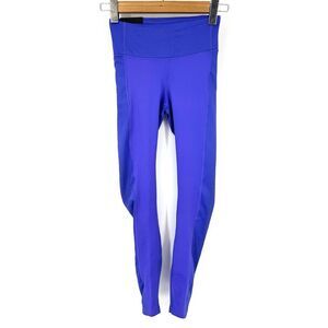 Under Armour Tights Womens Size XS UA Infrared Up Pace‎ Purple 1375858 NWT